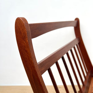 1960's Ernest Sohn Folding Teak Magazine Rack