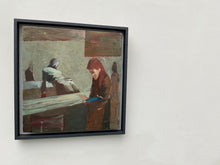 Load image into Gallery viewer, Richard O&#39;Connell &quot;Two Girls Studying&quot; Original Artwork c.1981
