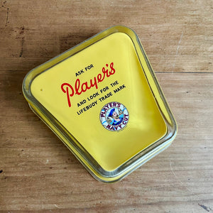 Vintage Player's 'Navy Cut' Shop Advertising Glass Coin Tray