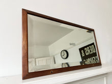 Load image into Gallery viewer, Vintage British Rail South Bevelled Carriage Mirror c.1940&#39;s
