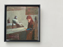 Load image into Gallery viewer, Richard O&#39;Connell &quot;Two Girls Studying&quot; Original Artwork c.1981
