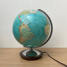 Load image into Gallery viewer, 1950/60&#39;s German Columbus Duo Illuminated Globe
