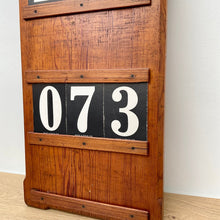 Load image into Gallery viewer, Vintage Church Hymn Board with Numbers
