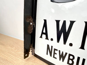 1920's Estate Agents Enamel Sign "To Be Sold"