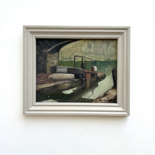 Load image into Gallery viewer, Stanley Joyce Canal Scene Painting dated 1958
