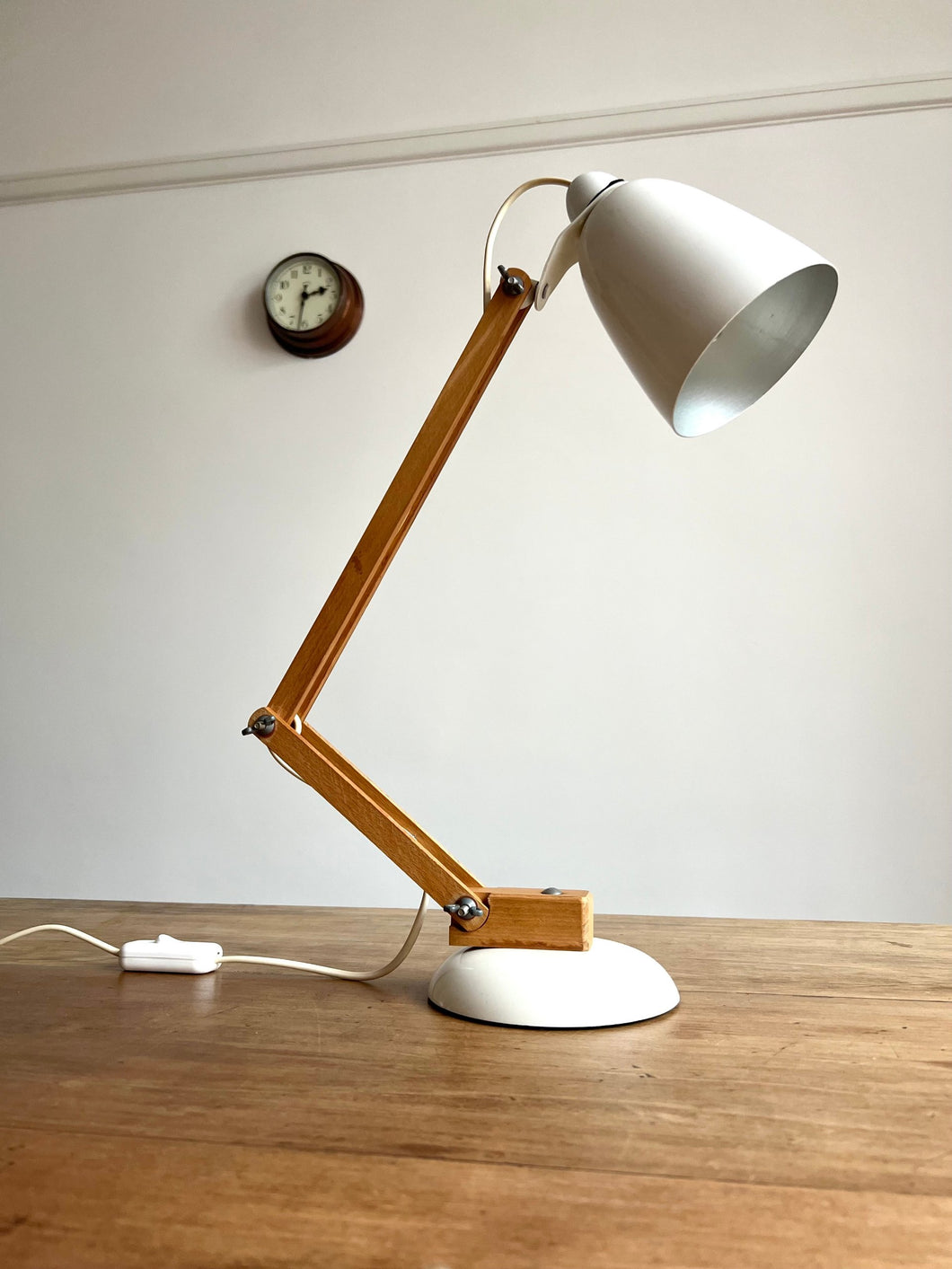 Terence Conran Mid Century White Mac Lamp