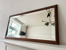 Load image into Gallery viewer, Vintage British Rail South Bevelled Carriage Mirror c.1940&#39;s
