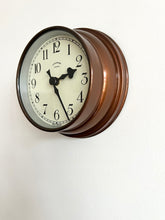 Load image into Gallery viewer, Diminuitive Rare 1930&#39;s Vintage Synchronome Copper Cased Clock
