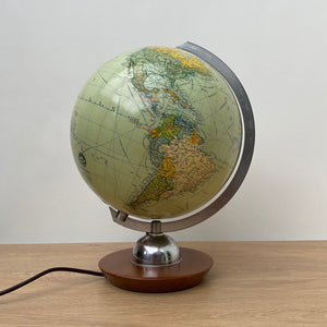 1960's 'JRO Globus' Illuminated German Globe