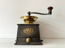 Load image into Gallery viewer, Victorian Cast Iron Hilltop Foundry Coffee Grinder
