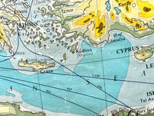 Load image into Gallery viewer, Phillips&#39; Series 1970 European Politcal Boundaries Educational Wall Chart
