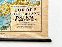 Load image into Gallery viewer, Phillips&#39; Series 1970 European Politcal Boundaries Educational Wall Chart
