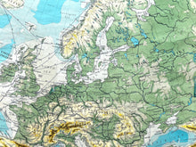 Load image into Gallery viewer, Phillips&#39; Series 1970 European Politcal Boundaries Educational Wall Chart
