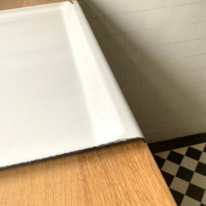 Vintage Enamel Butchers Countertop Tray