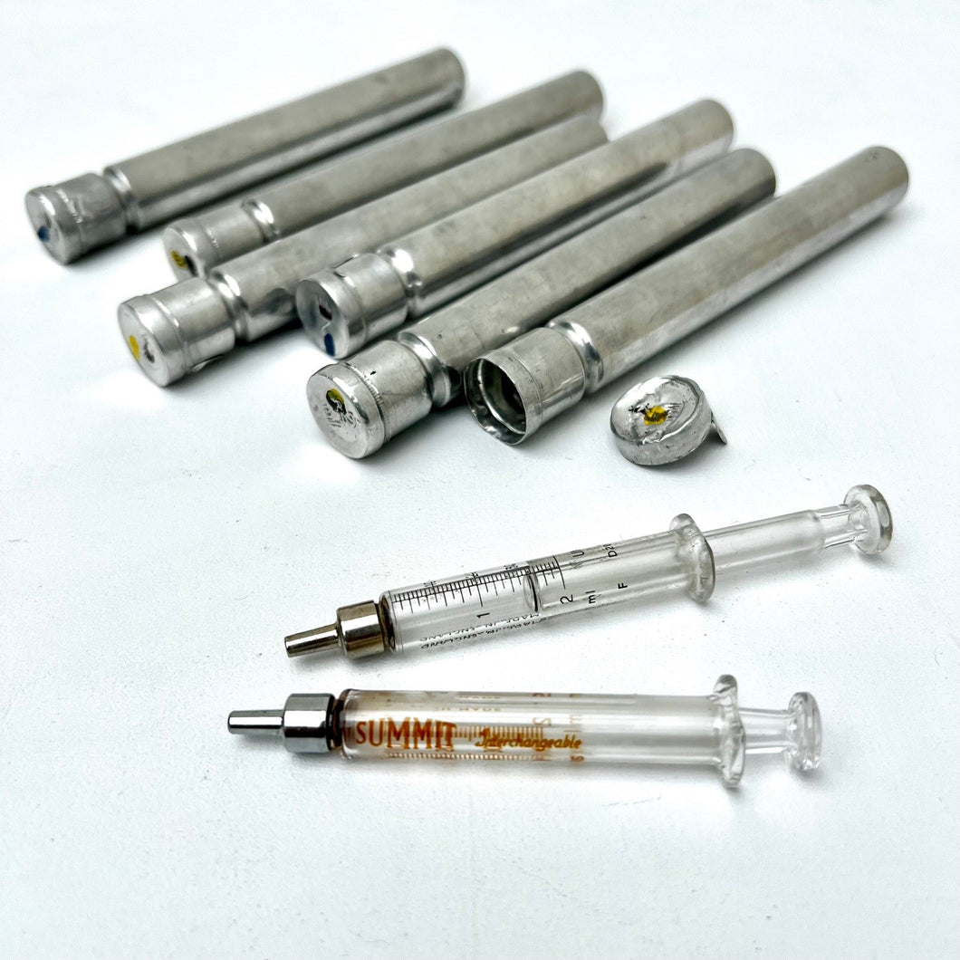 Glass 'Summit' Syringes New Old Stock