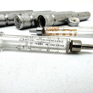 Glass 'Summit' Syringes New Old Stock