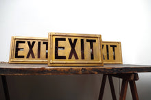 Load image into Gallery viewer, Vintage Theatre Exit Signs
