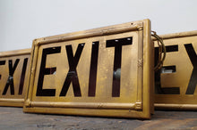 Load image into Gallery viewer, Vintage Theatre Exit Signs
