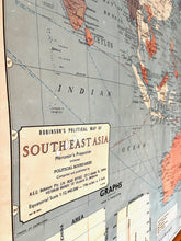 Load image into Gallery viewer, Vintage Robinson&#39;s South East Asia Political Educational Wall Chart
