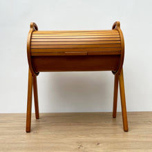 Load image into Gallery viewer, 1950’s Beech Tambour Sewing Box
