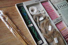 Load image into Gallery viewer, Flax Spinners &amp; Manufacturering Vintage Educational Sample Box
