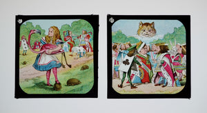 Alice in Wonderland Primus Coloured Lantern Slide Set c.1900