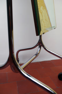 1930's Tubular Chrome & Bakelite Shop Dressing Mirror