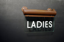 Load image into Gallery viewer, A Pair of Ladies and Gents Illuminated Restroom Signs c.1940&#39;s
