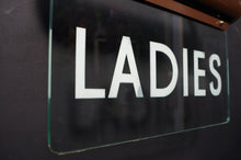 Load image into Gallery viewer, A Pair of Ladies and Gents Illuminated Restroom Signs c.1940&#39;s
