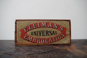 'Elliman's Universal Embrocation' Pharmacy Box c.1900's