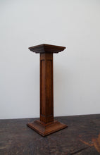 Load image into Gallery viewer, Large 1930&#39;s Oak Shop Display Stand
