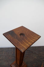 Load image into Gallery viewer, Large 1930&#39;s Oak Shop Display Stand
