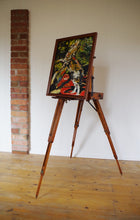 Load image into Gallery viewer, Early 20th Century French Telescopic Tripod Artist&#39;s Box &amp; Stand
