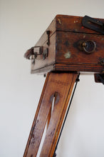 Load image into Gallery viewer, Early 20th Century French Telescopic Tripod Artist&#39;s Box &amp; Stand
