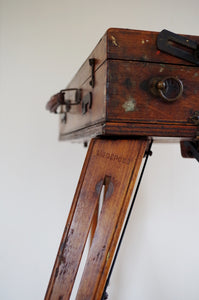 Early 20th Century French Telescopic Tripod Artist's Box & Stand