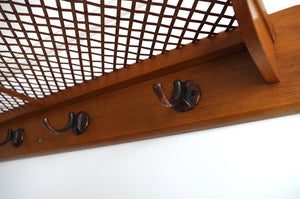 An Elegant Bentwood & Caned Hat Rack c.1930's