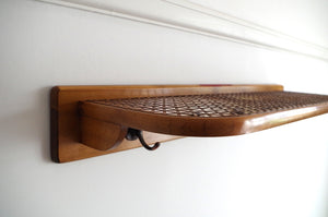 An Elegant Bentwood & Caned Hat Rack c.1930's