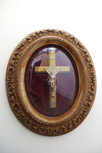 Load image into Gallery viewer, Late 19th Century French Crucifix Wall Shrine
