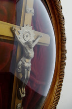 Load image into Gallery viewer, Late 19th Century French Crucifix Wall Shrine
