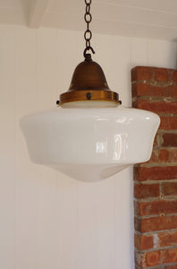 1930's Opaline Chapel Lights