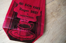 Load image into Gallery viewer, 6 x French &#39;Au Bon Café&#39; Coffee Bags c.1930&#39;s
