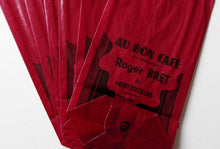 Load image into Gallery viewer, 6 x French &#39;Au Bon Café&#39; Coffee Bags c.1930&#39;s
