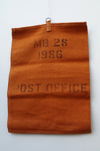 1980's Orange Canvas Post Office Sorting Sack