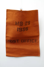 Load image into Gallery viewer, 1980&#39;s Orange Canvas Post Office Sorting Sack
