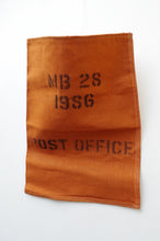 Load image into Gallery viewer, 1980&#39;s Orange Canvas Post Office Sorting Sack
