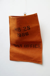 1980's Orange Canvas Post Office Sorting Sack