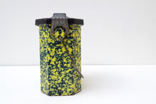 Load image into Gallery viewer, Vintage French Enamel Speckled Lunch Box/Tin c.1940&#39;s
