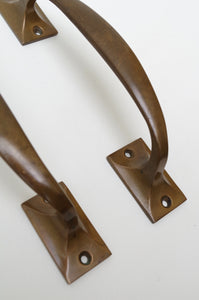 Vintage Bronze Pull Handles (Pair)