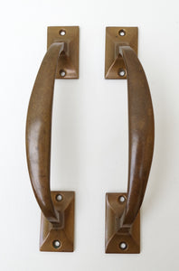 Vintage Bronze Pull Handles (Pair)