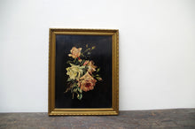 Load image into Gallery viewer, Roses - Framed Italian Vintage Oil Painting
